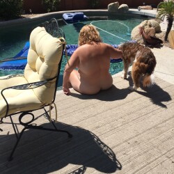 My wife's ass - Big red