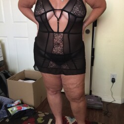 Pic #1 New lingerie  - Bbw, Bent Over, Big Ass, Big Tits, Lingerie, Mature, Natural Tits, See Through