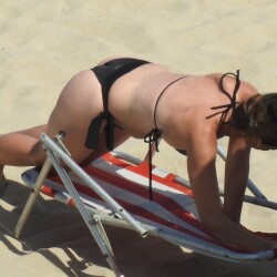 Pic #4 PINA BEACH. BRAZIL - Beach, Beach Pussy, Big Ass, Latina, Outdoors