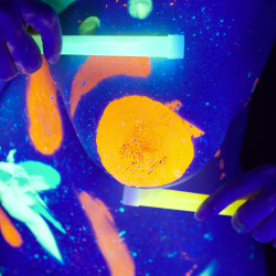 Black light fun 