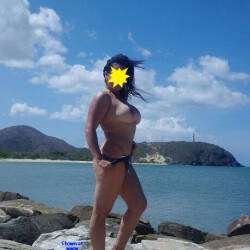Pic #7 playa y sol - Amateur, Beach, Big Ass, Big Tits, Hard Nipples, Outdoors