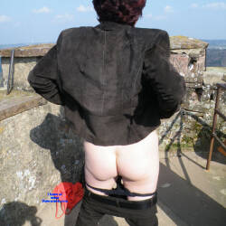 Pic #3 On the hill - Amateur, Bent Over, Big Ass, Brunette, Bush Or Hairy, Homemade Amateur, Outdoors, Pussy