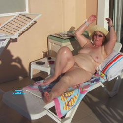 Tenerife Balcony - Amateur, BBW, Big Ass, Big Tits, Outdoors, Pussy, Trimmed Pussy