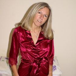 Pic #1 Michelle - Red Robe and Thong - Amateur, Blonde, Firm Ass, Flashing, Flashing Tits, Hard Nipples, Legs Spread Wide Open, Medium Tits, Natural Tits, Pussy, Shaved