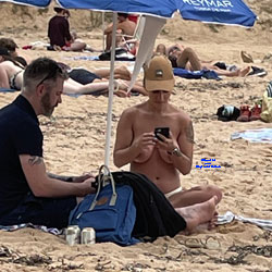 big natural boobs , Big Natural Boobs At Public Beach 