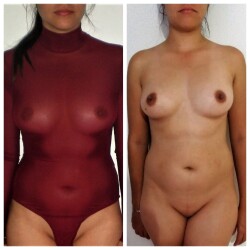 Medium tits of my wife - Elize