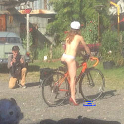 WNBR Bellingham 2016 part I , The Bellingham World Naked Bike Ride Is Hours Of Naked Fun In The Sun! The Ride Begins At A Bike Shop Behind A Scuba Diving Shop, But Before That Is A Paint Party For Any Kind Of Body Painting To Allow People To "protest" But For Most People It's Light Hearted Fun And A Way To Be Nude In Public Without Being Totally Visible. There's A Lot Of College Students That Participate, And The Gender Mix Is Very Even, But Most Of The Ladies Are Too Timid To Be Totally Nude, And Many Of Them Wear Thong Panties, And Many Participants Give Off A Strong Vibe Of Being Real Hippies. Bellingham Washington Is Kind Of A Small Town, But The Naked Bike Ride Is A Big Deal, And It Has Been Estimated That About 300 People Participate.