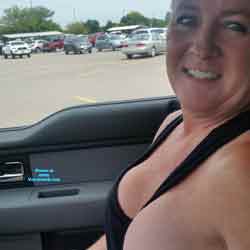 On our way to an old fort , Drove To An Old Fort And She Started Feeling Frisky.