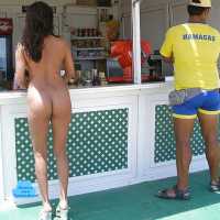 Pic #4 Helene in Tour - Brunette, Beach, Big Tits, Latina