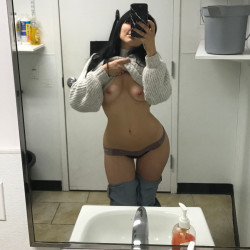 Small tits of my girlfriend - Bailey