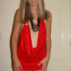Michelle - Red Dress - Amateur, Blonde, Firm Ass, Flashing, Flashing Tits, Hard Nipples, Homemade Amateur, legs spread wide open, Medium Tits, Nude Amateurs, Nude Wives, Pussy, Shaved