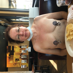 Very small tits of my wife - ringer