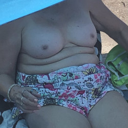 Large tits of a neighbor - Lisa next door