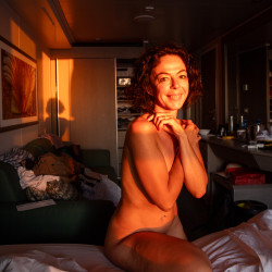 Morning Sun - Amateur, Bent Over, Brunette, Firm Ass, Hanging Tits, Hard Nipples, Homemade Amateur, MILF, Milf Ass, Natural Tits, Nude Amateurs, Nude Wives, Pussy, Shaved, Small Tits