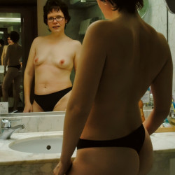 Small tits of my wife - Courtney
