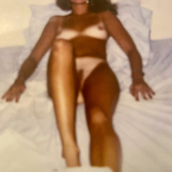 Medium tits of my wife - Started posing for hubby early