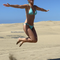 Beach - Beach, Beach Pussy, Blonde, Body Piercings, Close-Ups, Cunt Pics, Firm Ass, Hanging Tits, Hard Nipples, Homemade Amateur, legs spread wide open, Medium Tits, Natural Tits, Nature, Nude Amateurs, Nude Wives, Outdoors, Pussy, Shaved