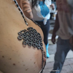 Pic #4 Bike week Fun - Amateur, Ass, Big Tits, Brunette, Firm Ass, Girls Stripping, Hard Nipples, Nude Amateurs, Nude Wives, Outdoors, Public Exhibitionist, Public Place, Sexy Wives, Shaved, Tattoos