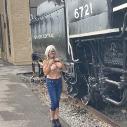 Vacation - Bent Over, Big Ass, Big Tits, Blonde, legs spread wide open, Mature, Mature Ass, Mature Pussy, Outdoors, Pussy, Shaved