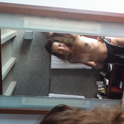Very small tits of my wife - latina belga