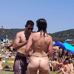 Pic #1 Full naked girls at public festival