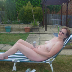 sunbathing