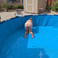 Pic #4 Setting up the pool for summer fun