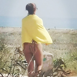 Pic #4 A walk along the nude beach.