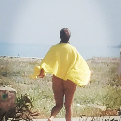 Pic #2 A walk along the nude beach.