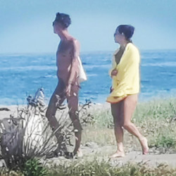 Pic #9 A walk along the nude beach.