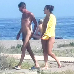 Pic #8 A walk along the nude beach.