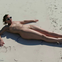 On an African beach