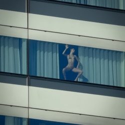 Hotel window in Paris