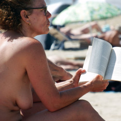 Pic #3 curly haired reading her book