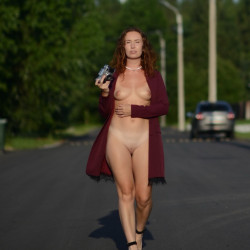 Nude walking