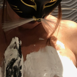 Soapy tit fuck