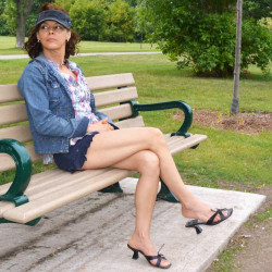 Wife Lucia outdoors being a naughty girl_P1a