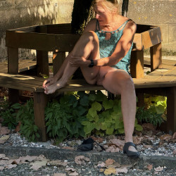 Pic #6 Resting next to the village church in a small French town