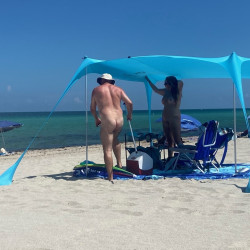Pic #4 Big Boobed Milf and Friends at Haulover Beach