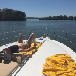 nude in public on the boat
