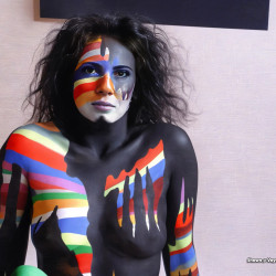 Pic #6 Black bodypainting