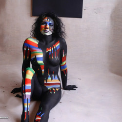 Pic #5 Black bodypainting