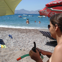 Anne at beach