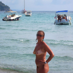 Pic #2 My Wife on the Beach 2
