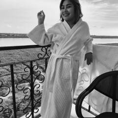 Natty at balcony