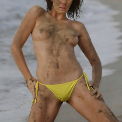 Pic #3 very very early in the morning on a non-nudist beach.
