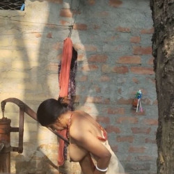 Pic #9 Neighbor's wife taking bath 2