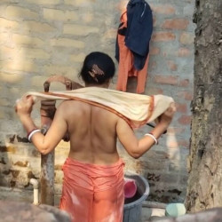 Pic #10 Neighbor's wife taking bath 2