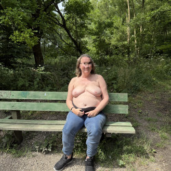 Pic #1 First try to go naked in the park.