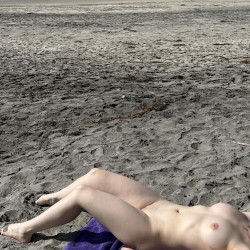 Pic #3 only one naked on the beach